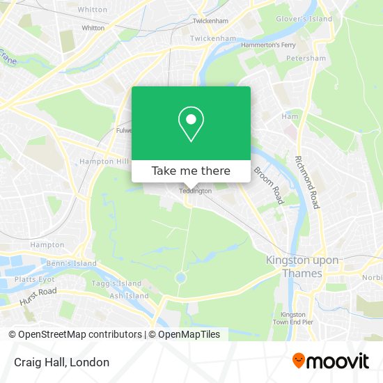 Craig Hall map