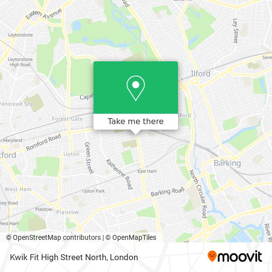 Kwik Fit High Street North map