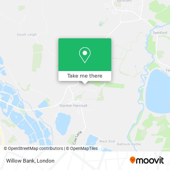Willow Bank map