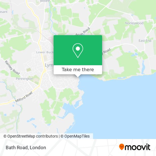Bath Road map