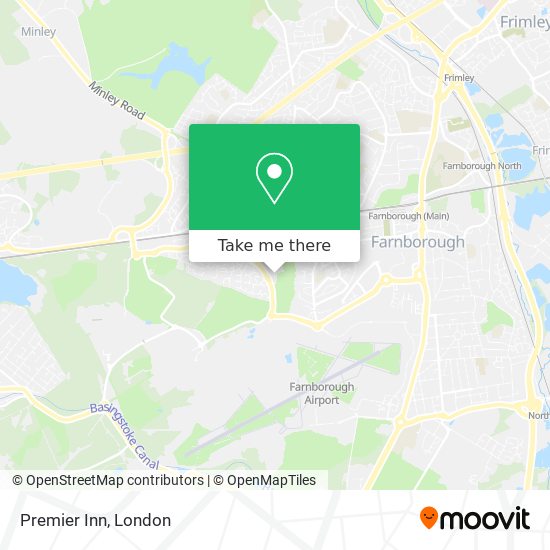 Premier Inn map