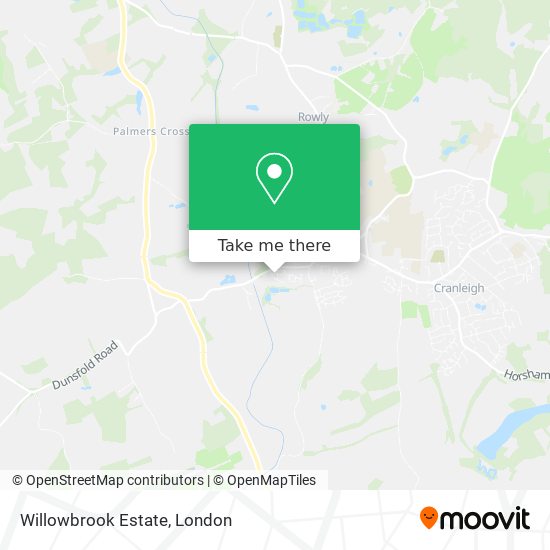Willowbrook Estate map