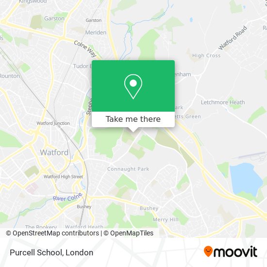 Purcell School map