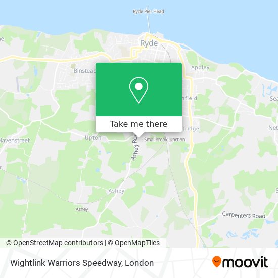 Wightlink Warriors Speedway map