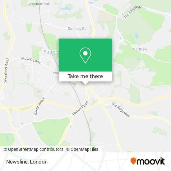 Newsline map