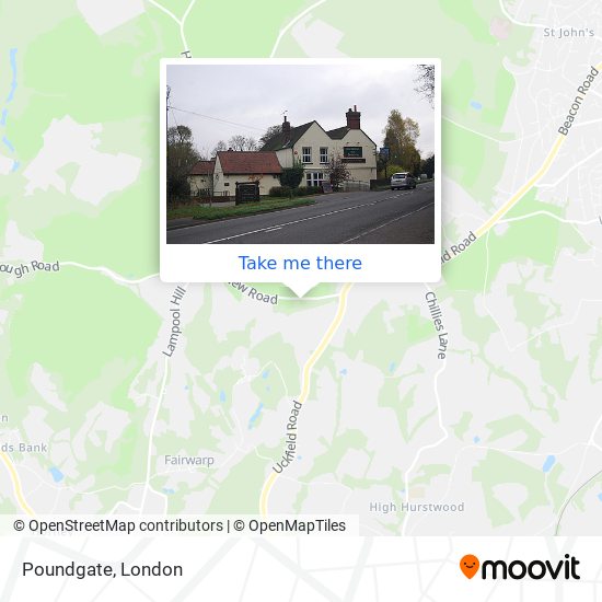 Poundgate map