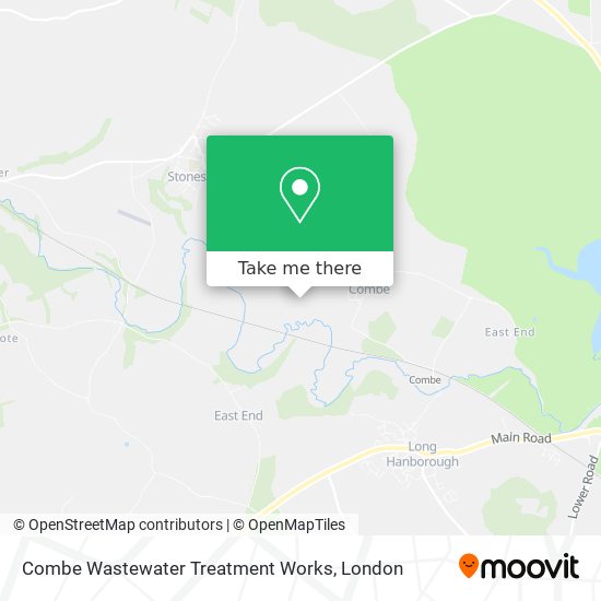 Combe Wastewater Treatment Works map