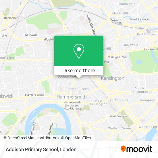Addison Primary School map