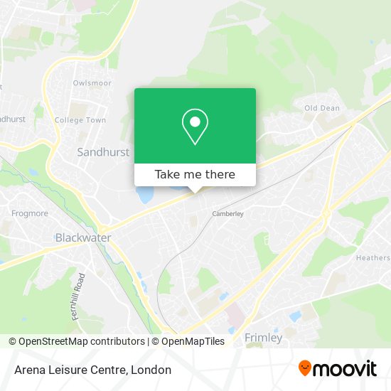 Arena Leisure Centre map