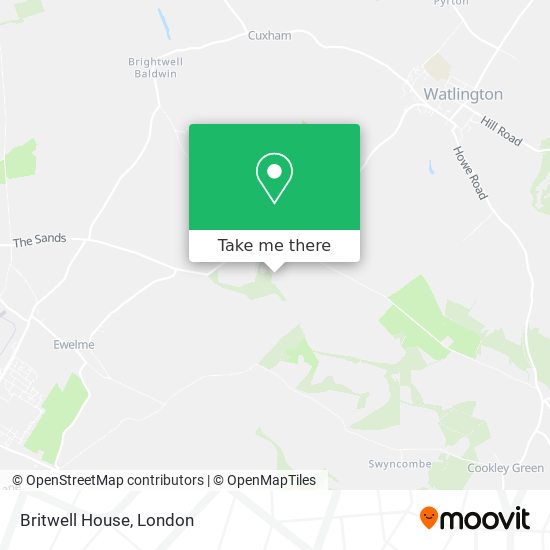 Britwell House map
