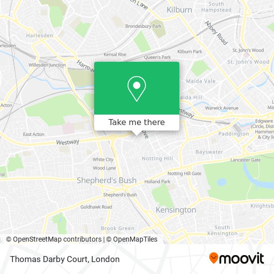Thomas Darby Court map