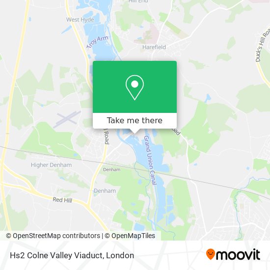 Hs2 Colne Valley Viaduct map