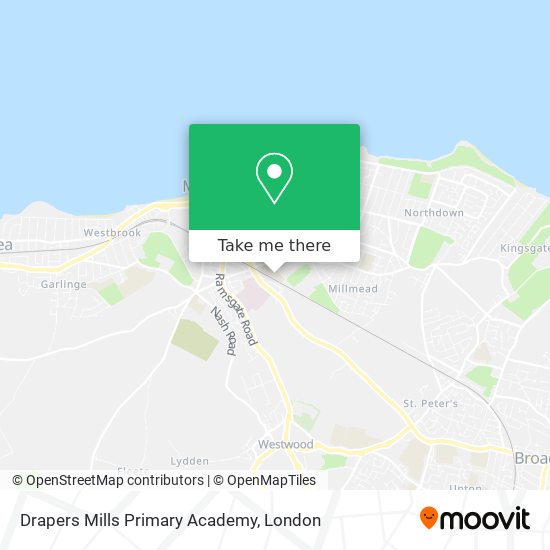 Drapers Mills Primary Academy map