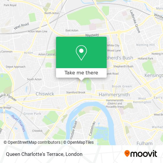 Queen Charlotte's Terrace map