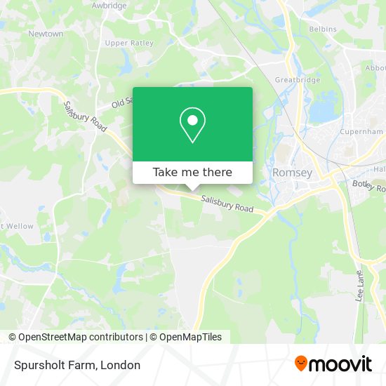 Spursholt Farm map