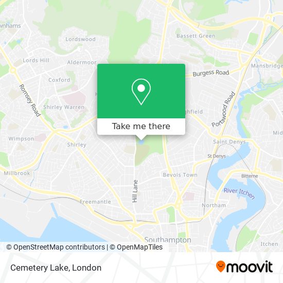 Cemetery Lake map