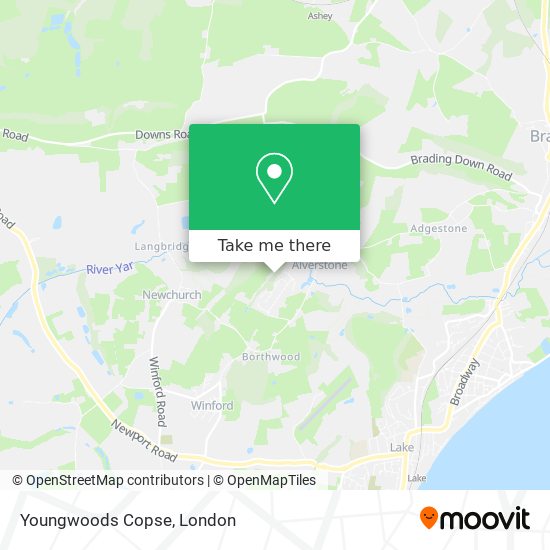 Youngwoods Copse map