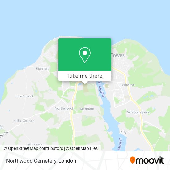 Northwood Cemetery map