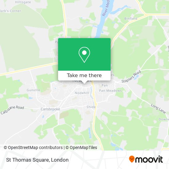 St Thomas Square map