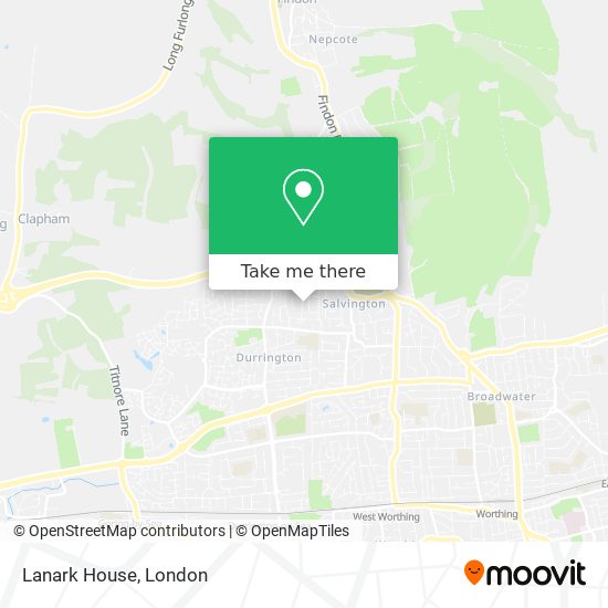 Lanark House map