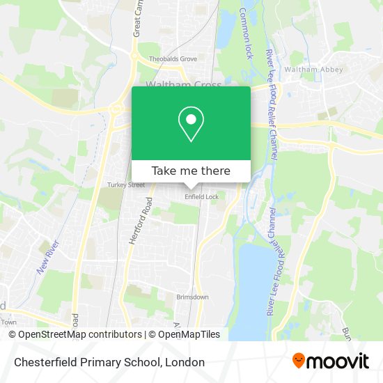 Chesterfield Primary School map