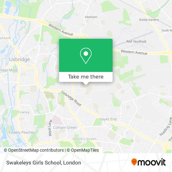 Swakeleys Girls School map