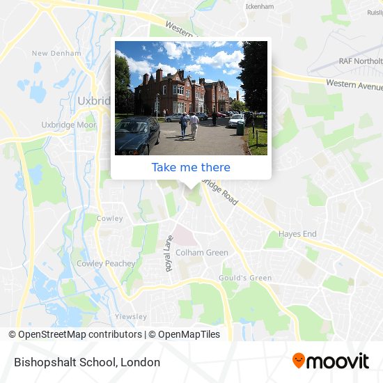 Bishopshalt School map