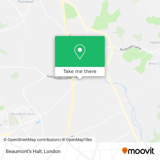 Beaumont's Halt map