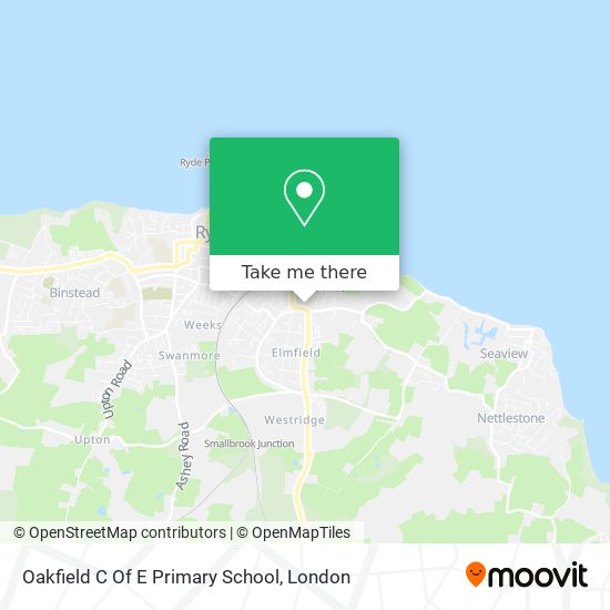 Oakfield C Of E Primary School map