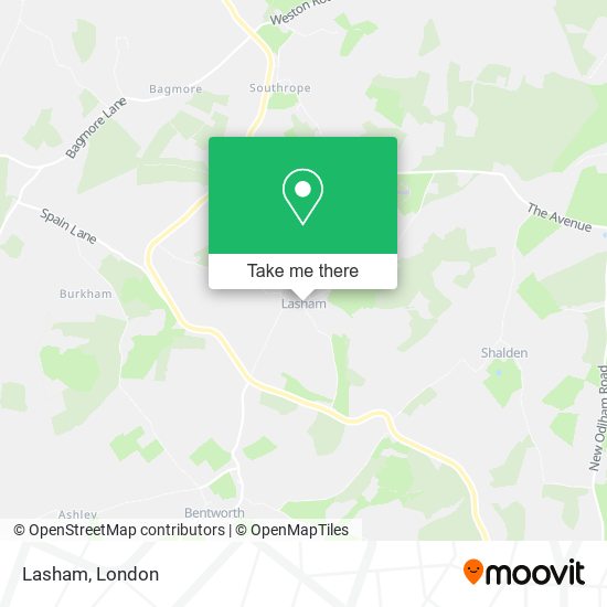 Lasham map