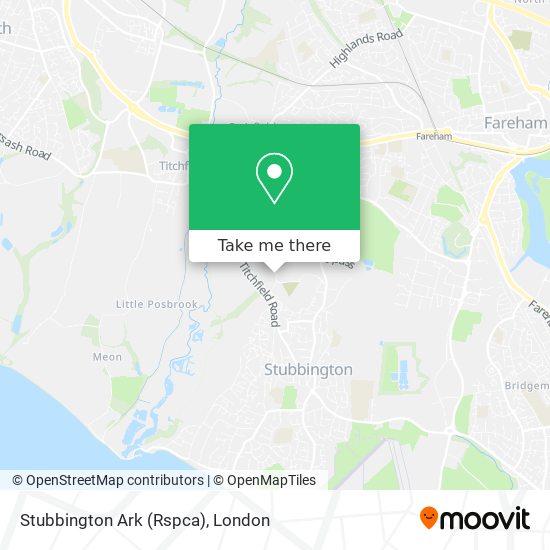 Stubbington Ark (Rspca) map