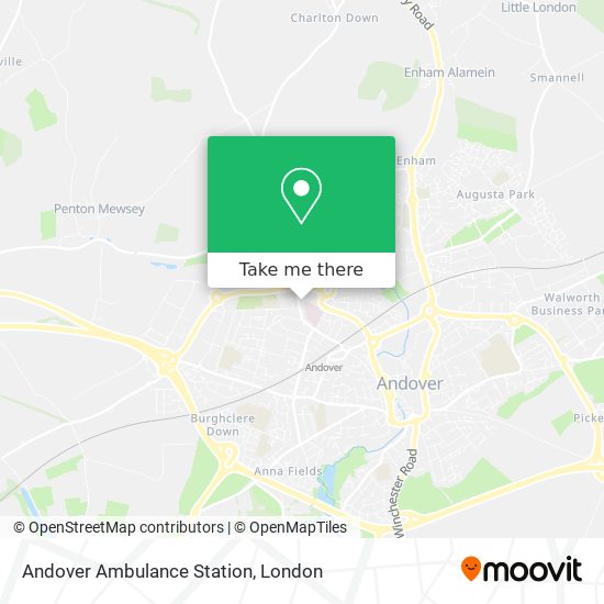 Andover Ambulance Station map