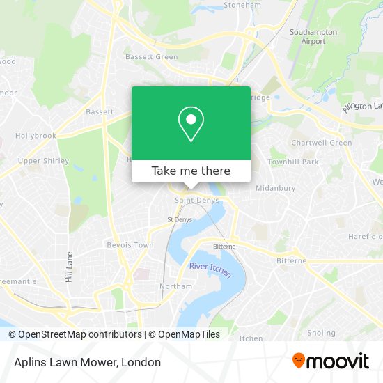 Aplins Lawn Mower map