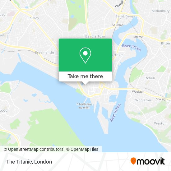 The Titanic map