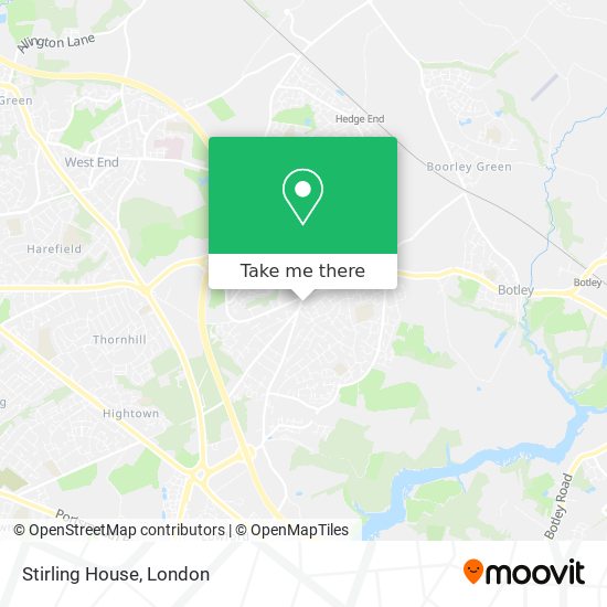 Stirling House map