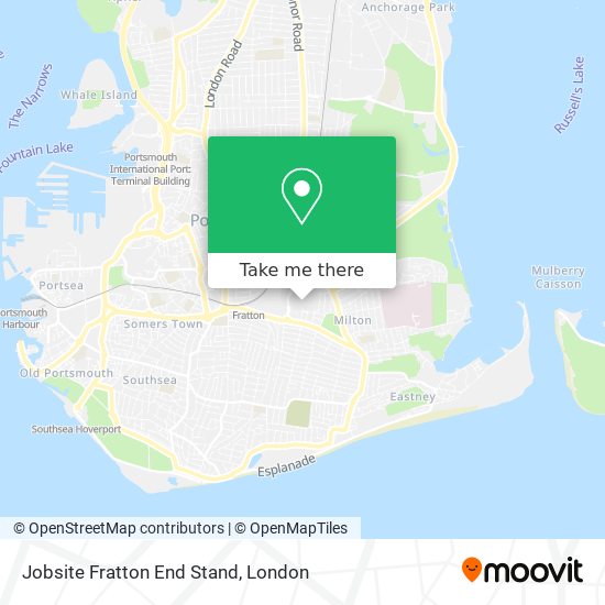 Jobsite Fratton End Stand map