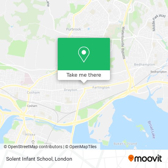 Solent Infant School map