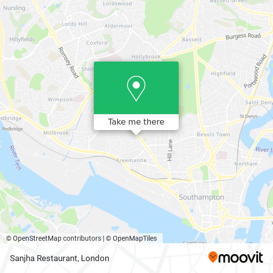Sanjha Restaurant map