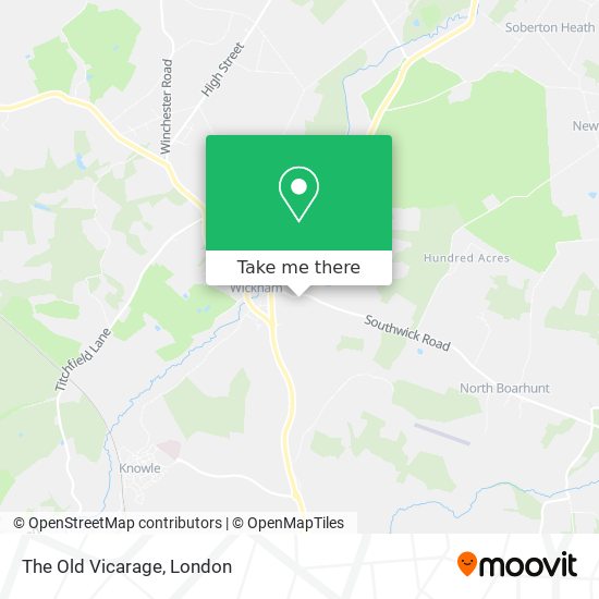 The Old Vicarage map