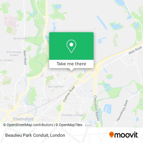 Beaulieu Park Conduit map