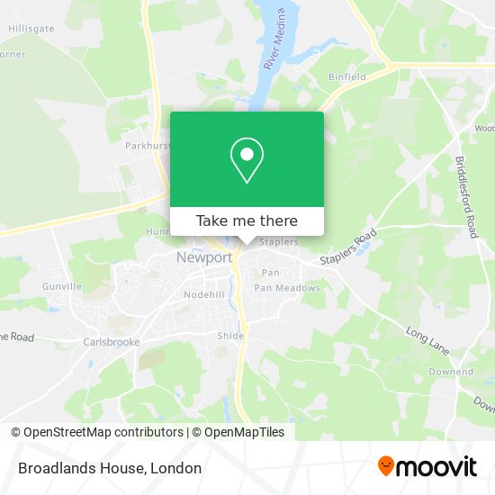 Broadlands House map