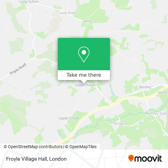 Froyle Village Hall map