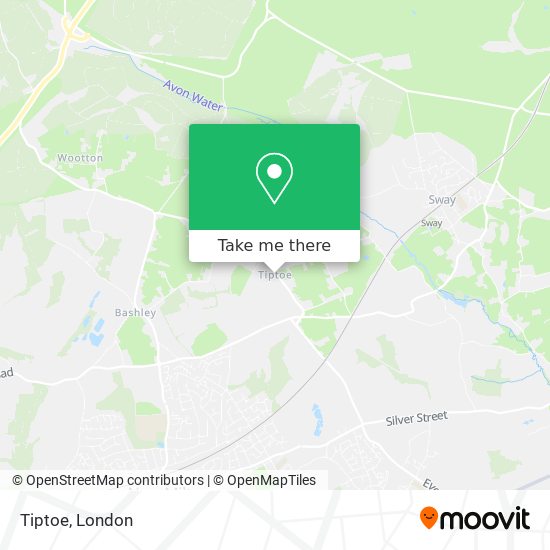 Tiptoe map