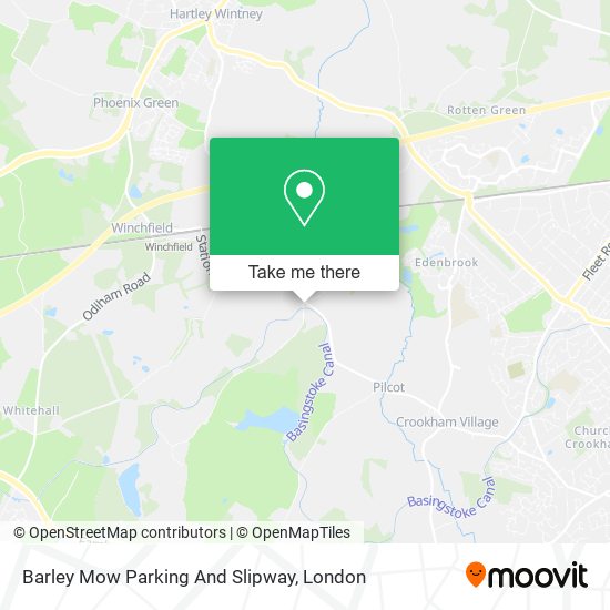 Barley Mow Parking And Slipway map