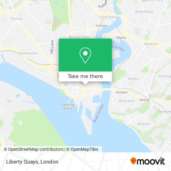 Liberty Quays map