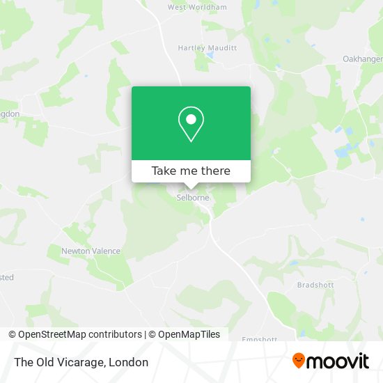 The Old Vicarage map