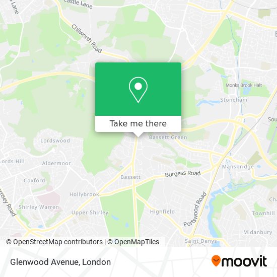 Glenwood Avenue map