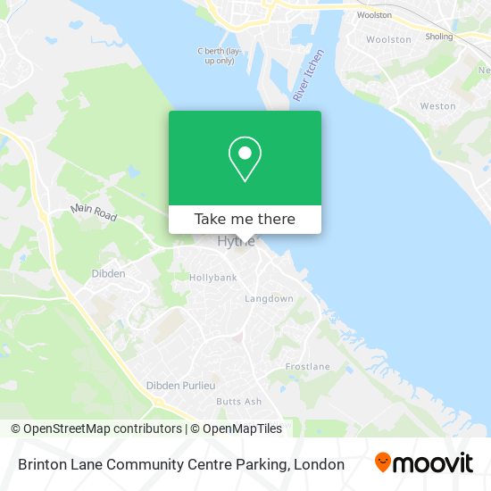 Brinton Lane Community Centre Parking map