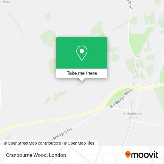 Cranbourne Wood map