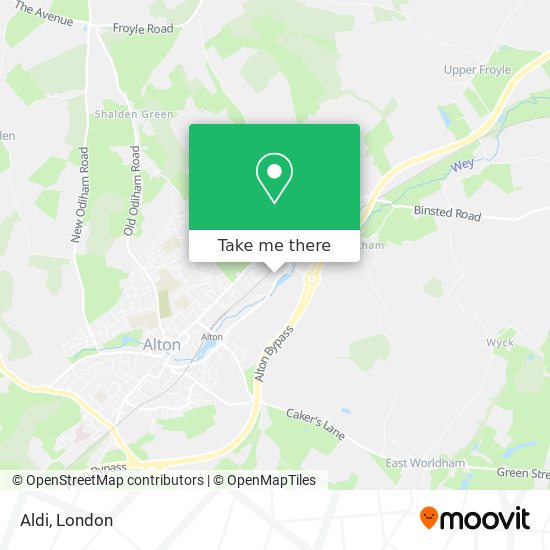 Aldi map